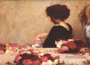  fleurs tableaux - Pot pourri Herbert James Draper Fleurs impressionnistes